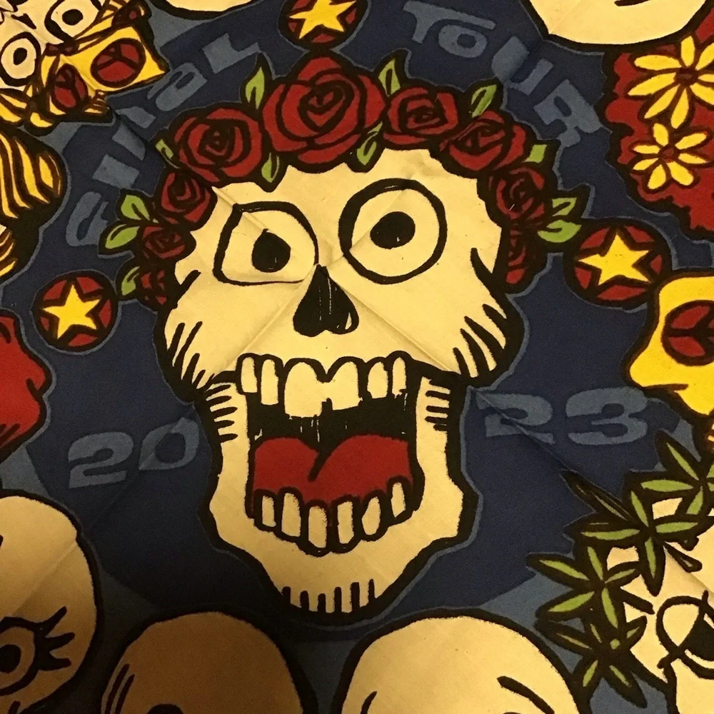 Dead n company final tour 2023 bandana